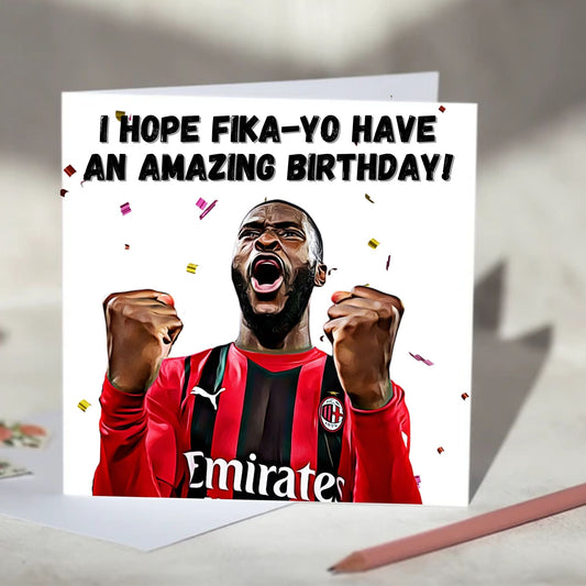 Fikayo Tomori Greeting Card - Birthday, Christmas Card