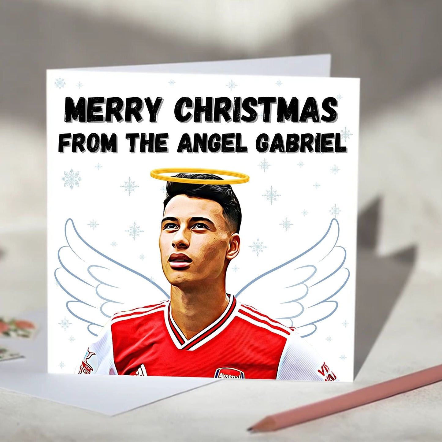 Gabriel Martinelli Angel Gabriel Christmas Card