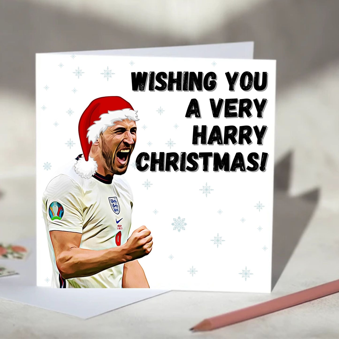 Harry Kane Greeting Card - Christmas, Birthday Card