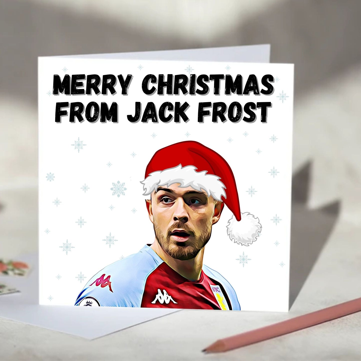 Jack Grealish Jack Frost Christmas Card