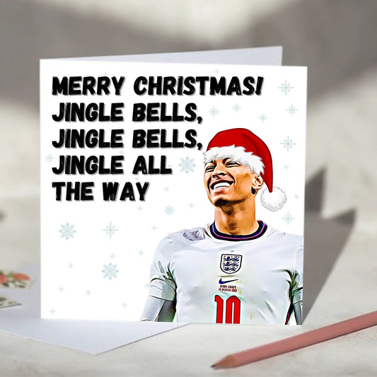 Jude Bellingham Jingle Bells Christmas Card