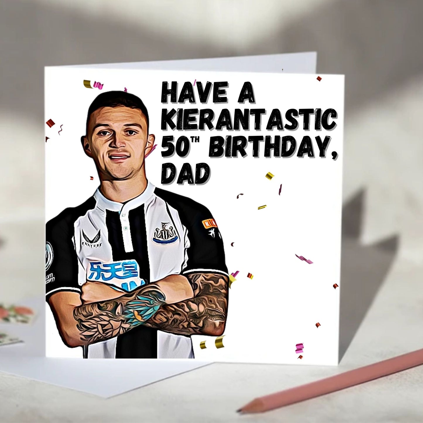 Kieran Trippier Greeting Card - Birthday, Christmas Card