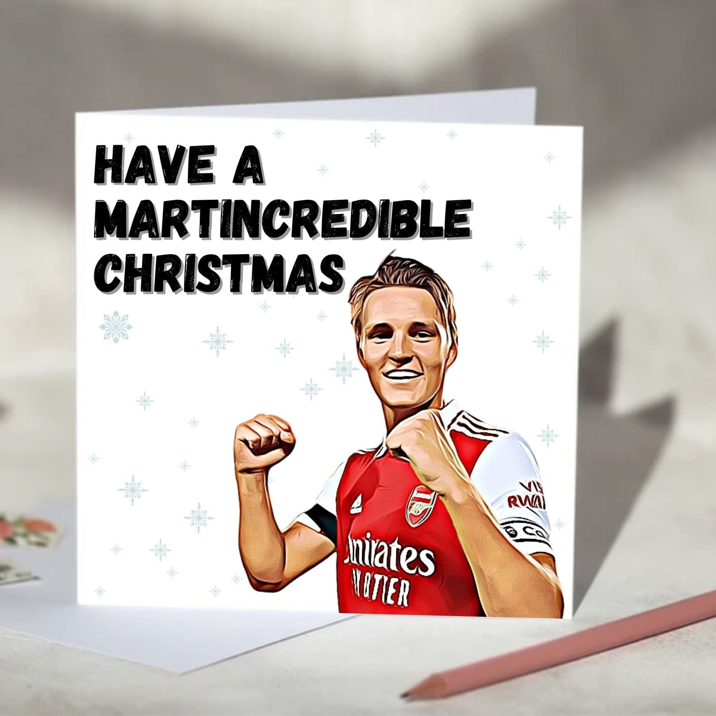 Martin Ødegaard Martincredible Birthday, Christmas Card