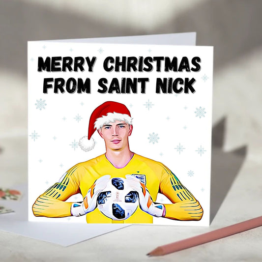 Nick Pope Saint Nick Christmas Card