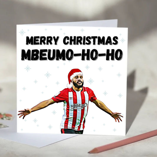 Bryan Mbeumo Football Christmas Card