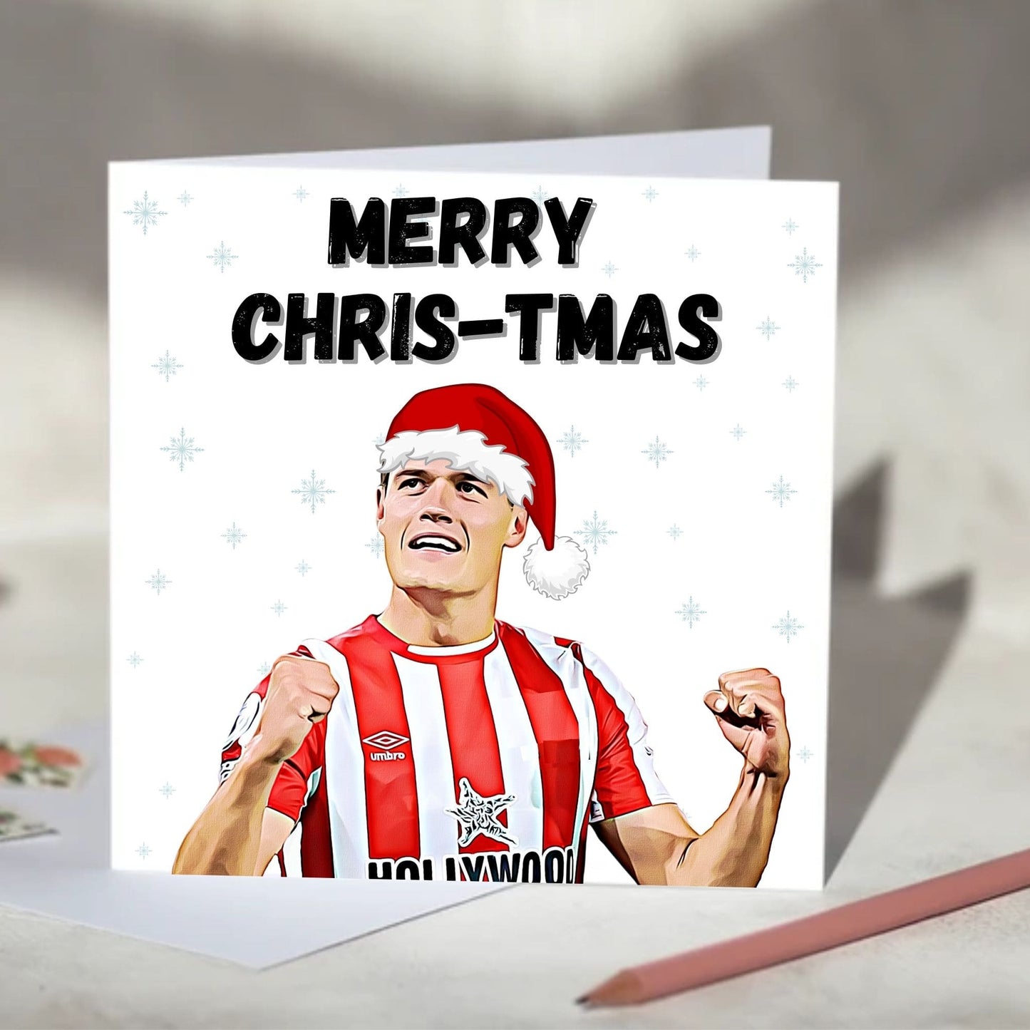 Christian Nørgaard Football Christmas Card