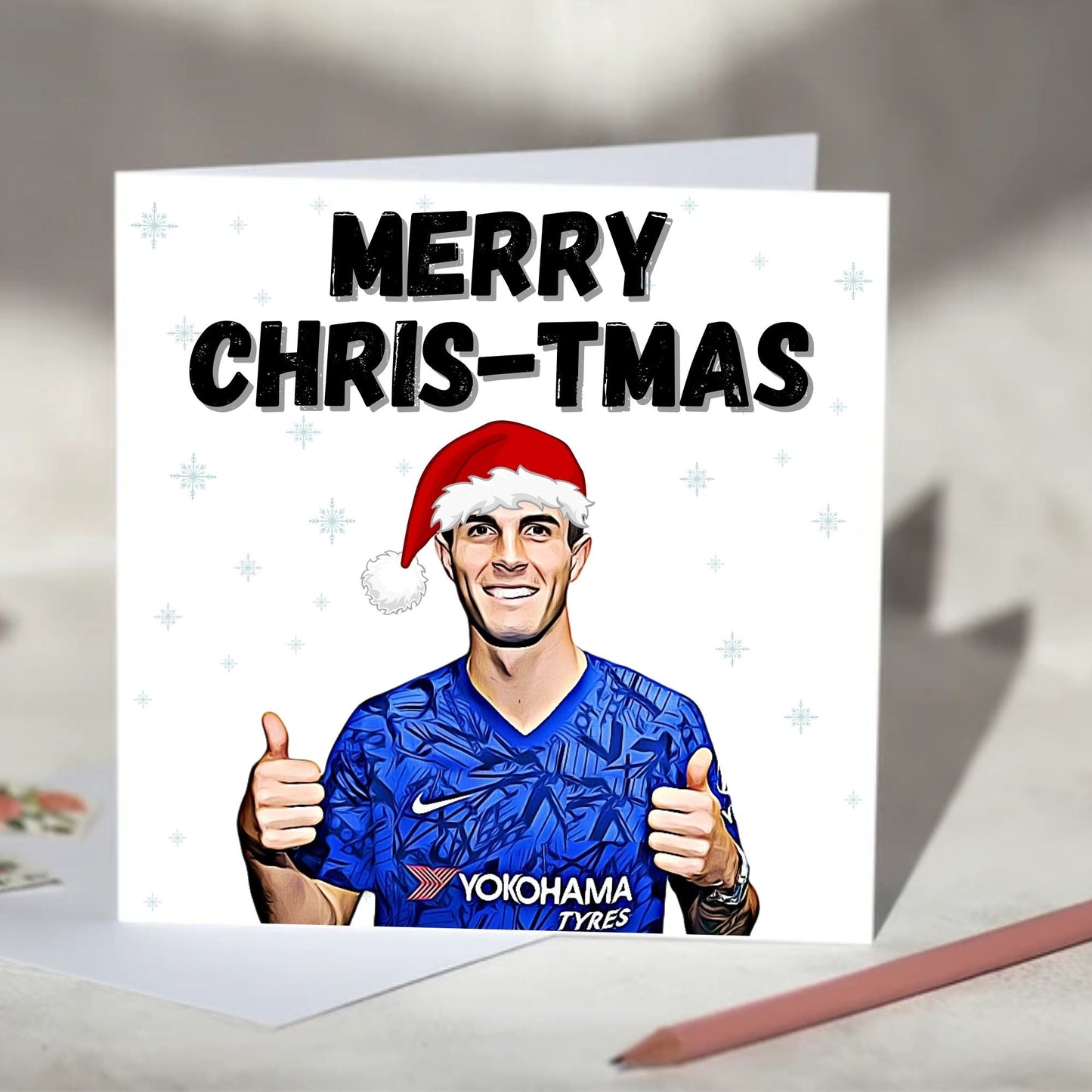 Christian Pulišić Football Christmas Card