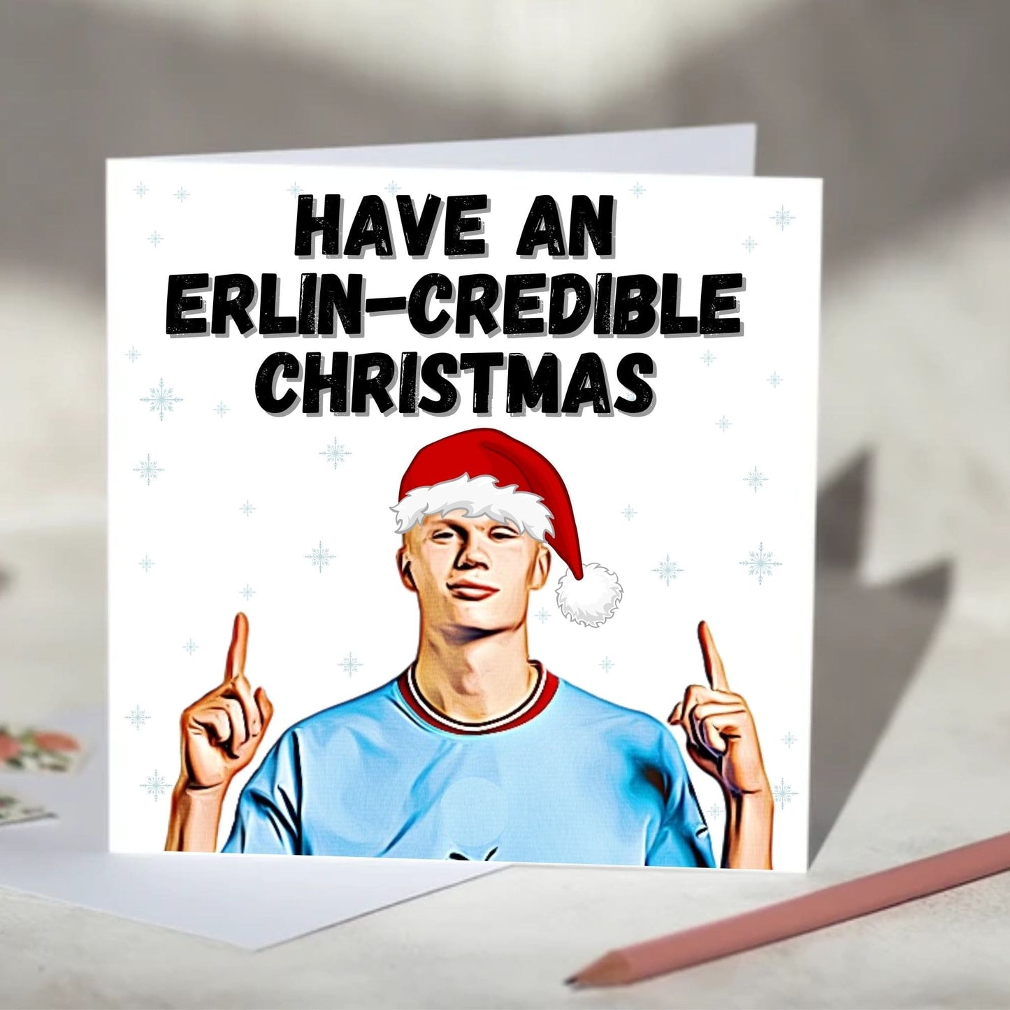 Erling Haaland Erlin-credible Birthday, Christmas Card