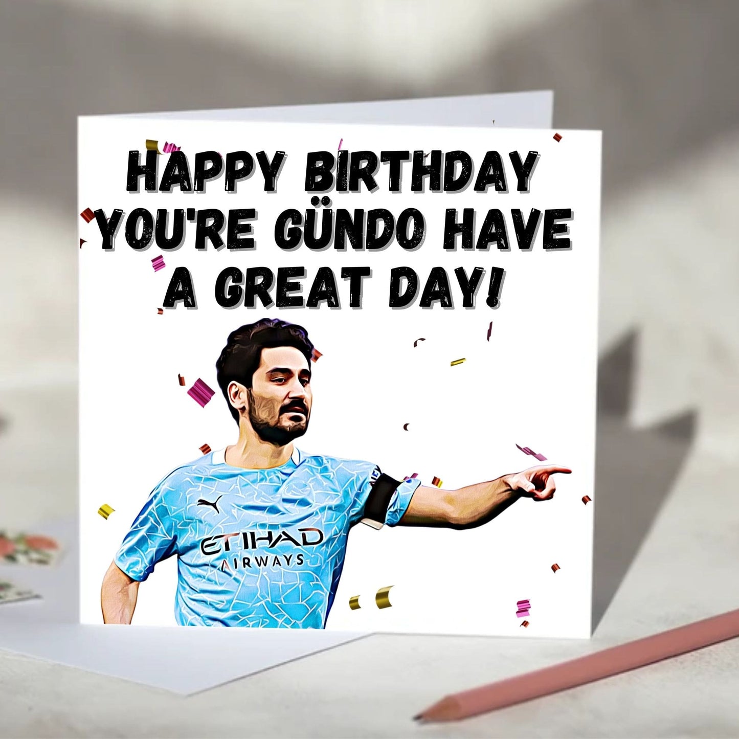 İlkay Gündoğan Football Birthday Card