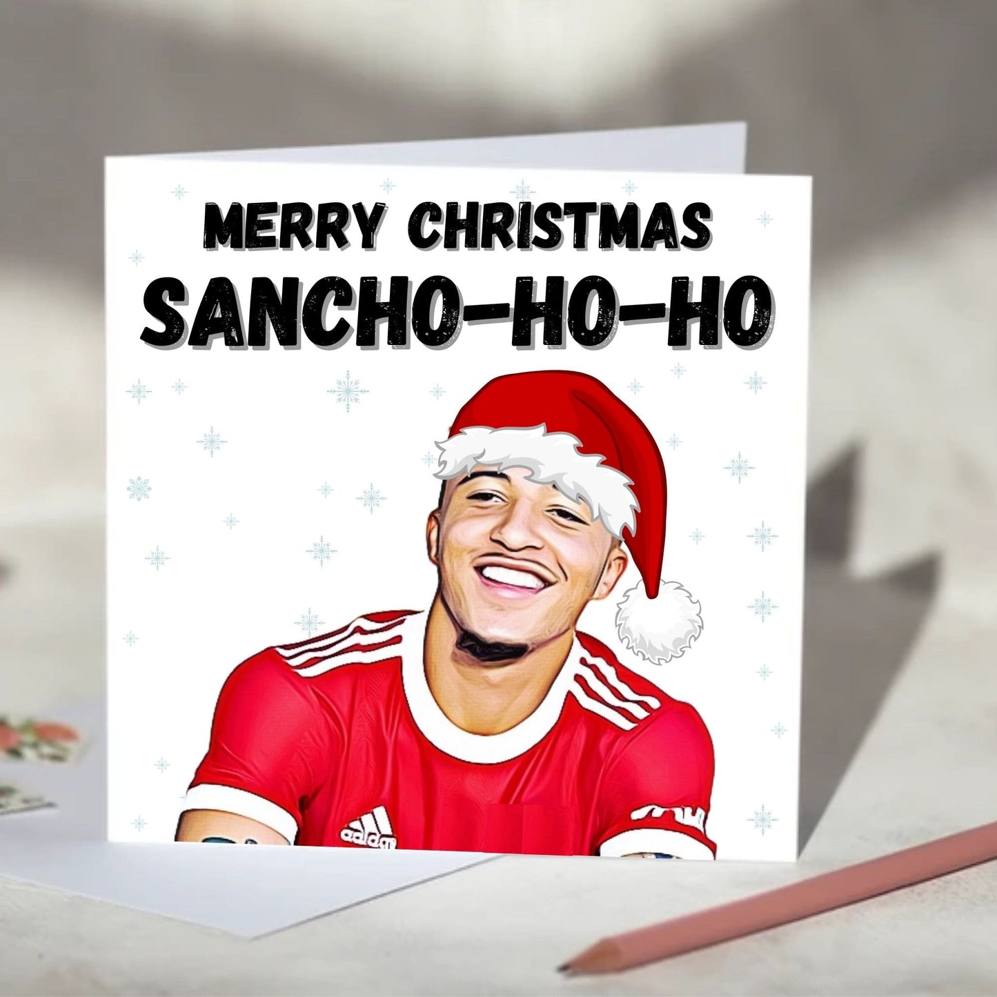 Jadon Sancho Ho-Ho-Ho Christmas Card