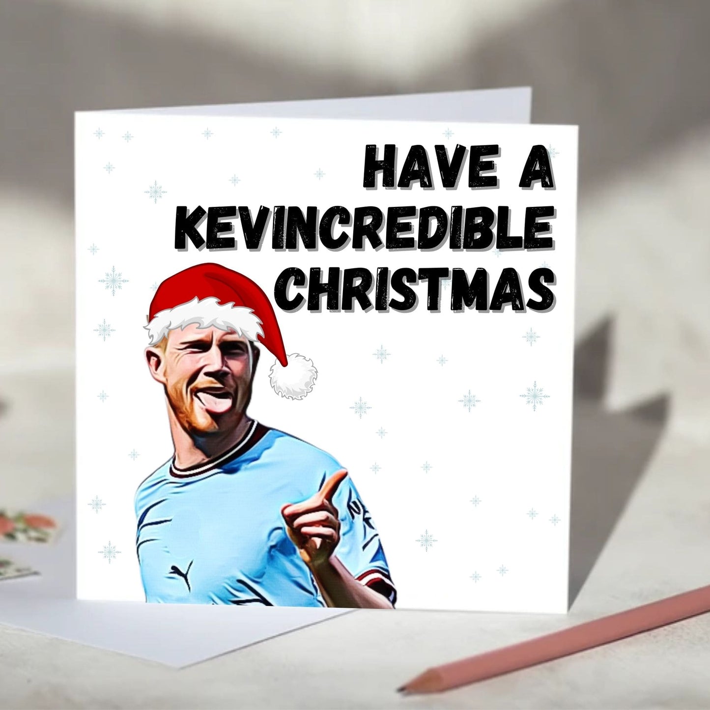 Kevin De Bruyne Kevincredible Football Birthday, Christmas Card