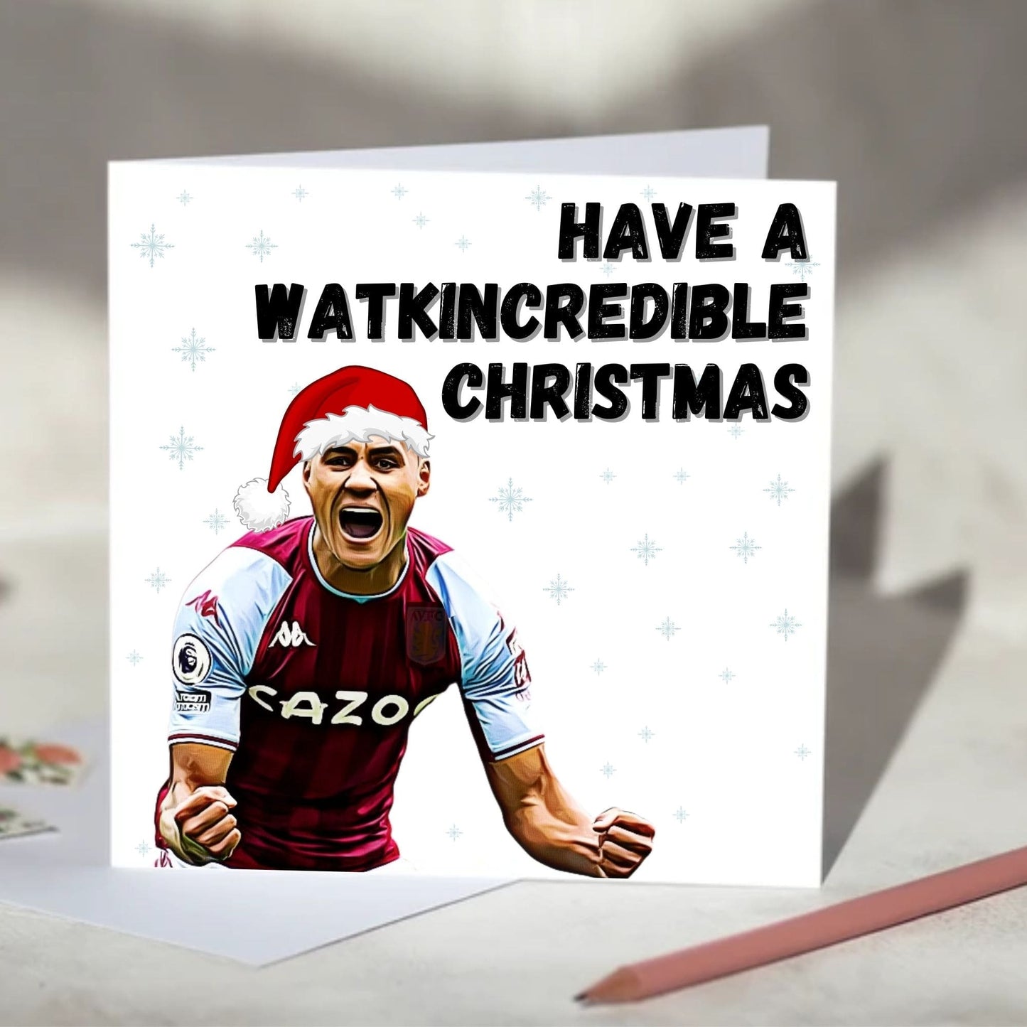 Ollie Watkins Watkincredible Greeting Card - Birthday, Christmas Card