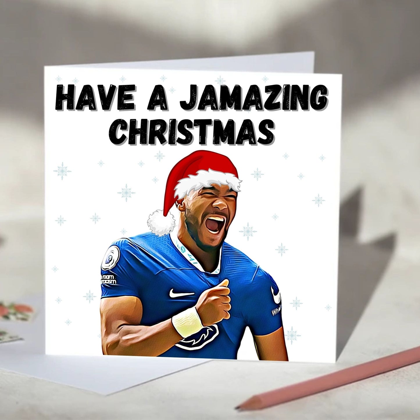 Reece James Football Birthday, Christmas Card