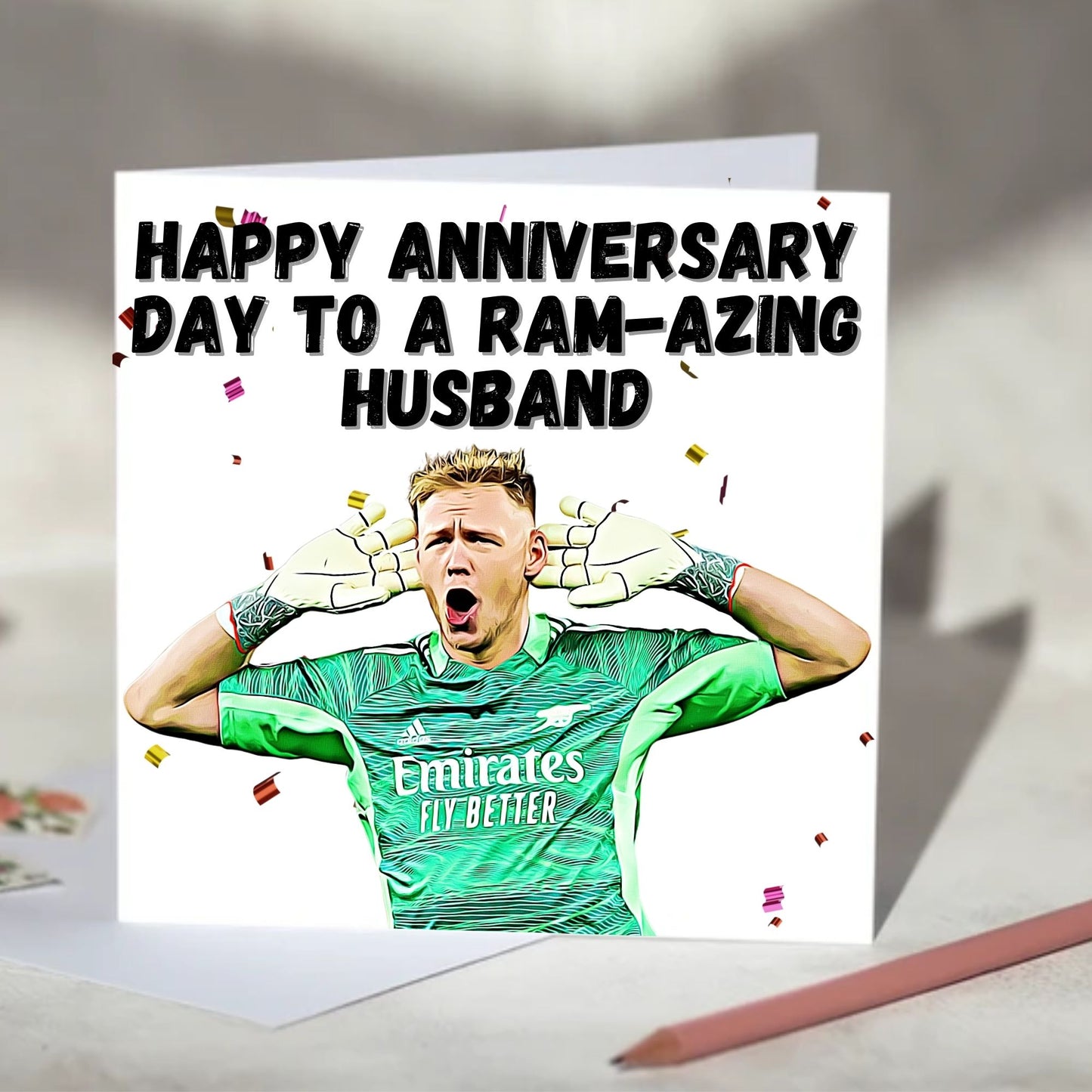 Aaron Ramsdale Football Greeting Card - Anniversary, Valentine's Day, Father's Day, Mother's Day Card