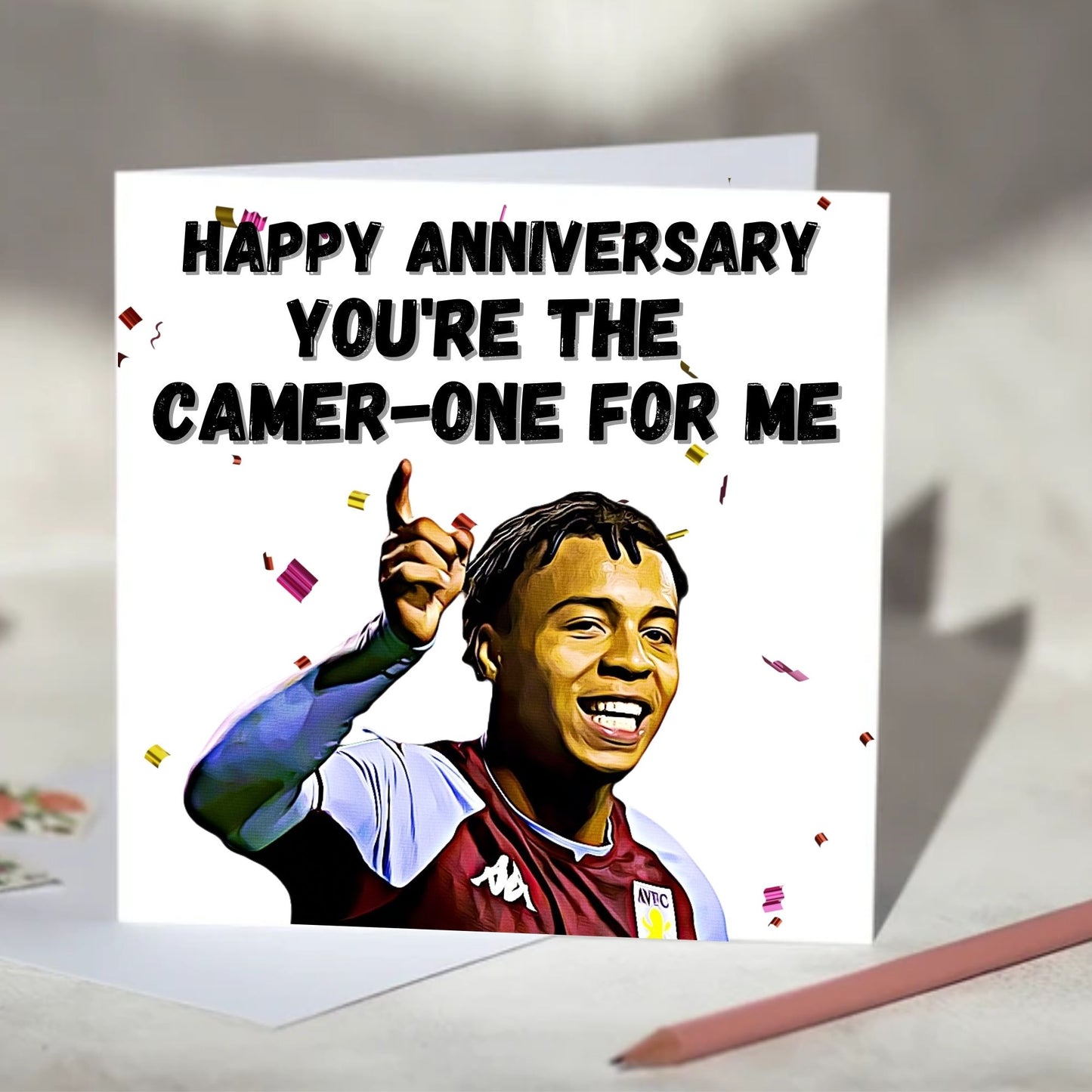 Cameron Archer You're the Camer-one for Me Card