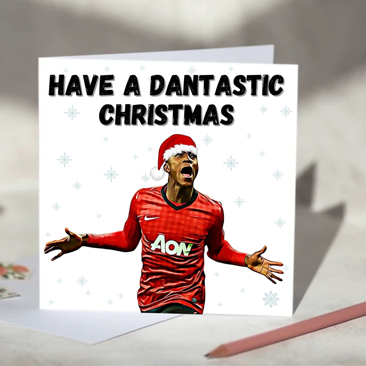 Danny Welbeck Dantastic Greeting Card - Birthday, Christmas Card