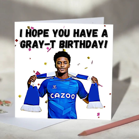 Demarai Gray Gray-t Birthday, Christmas Card