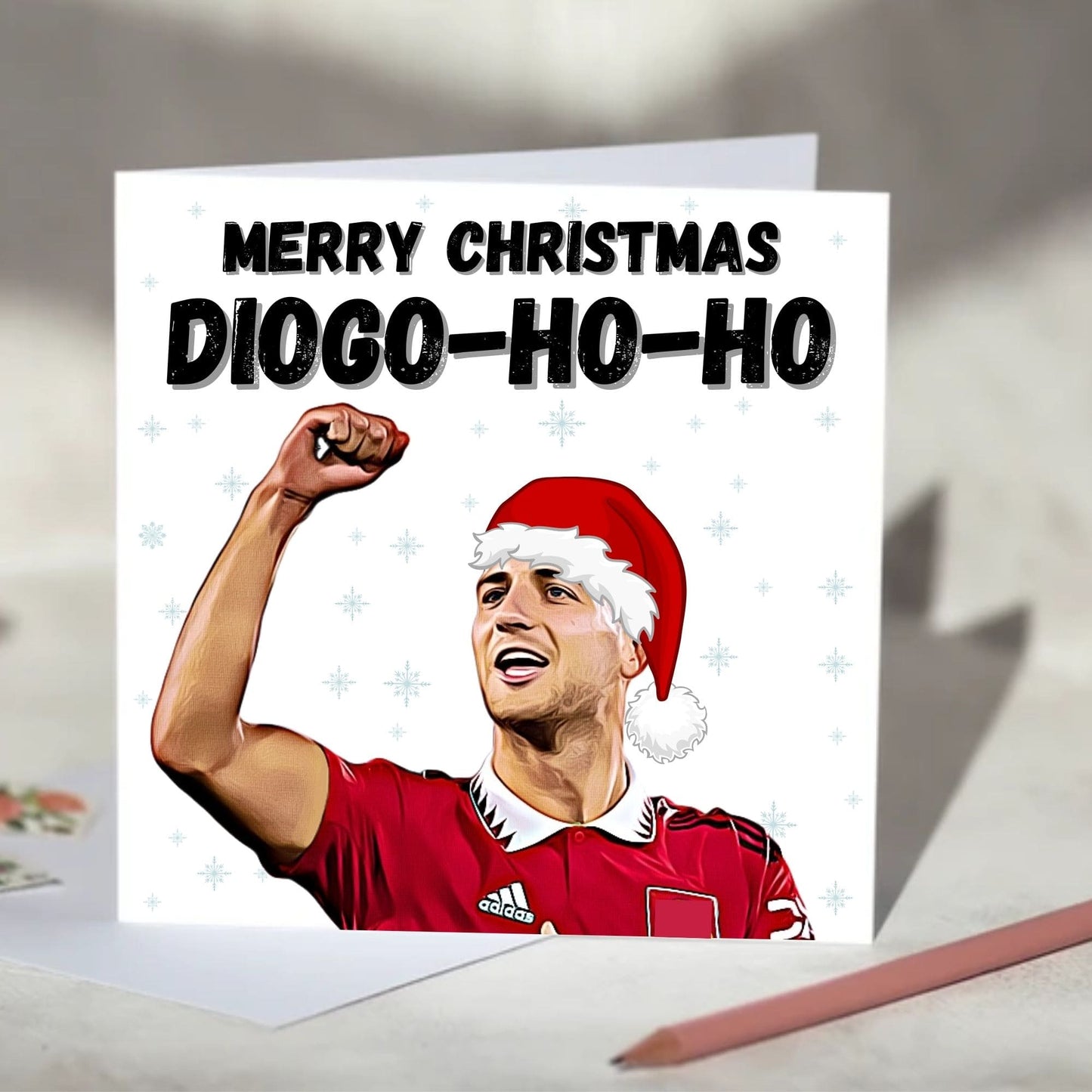 Diogo Dalot Ho-Ho-Ho Christmas Card