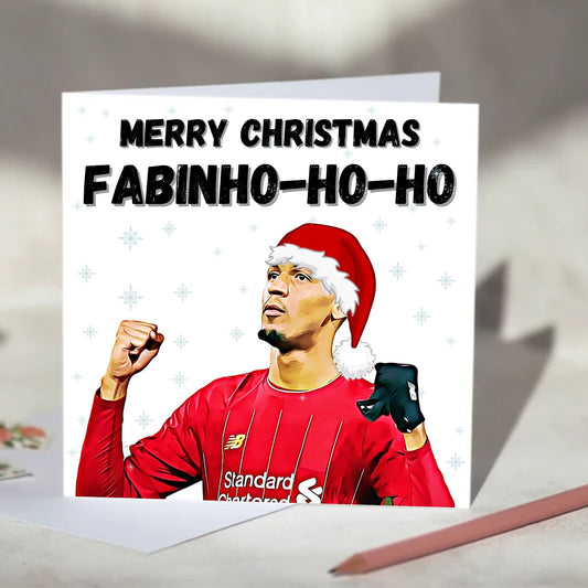 Fabinho Carvalho Football Christmas Card