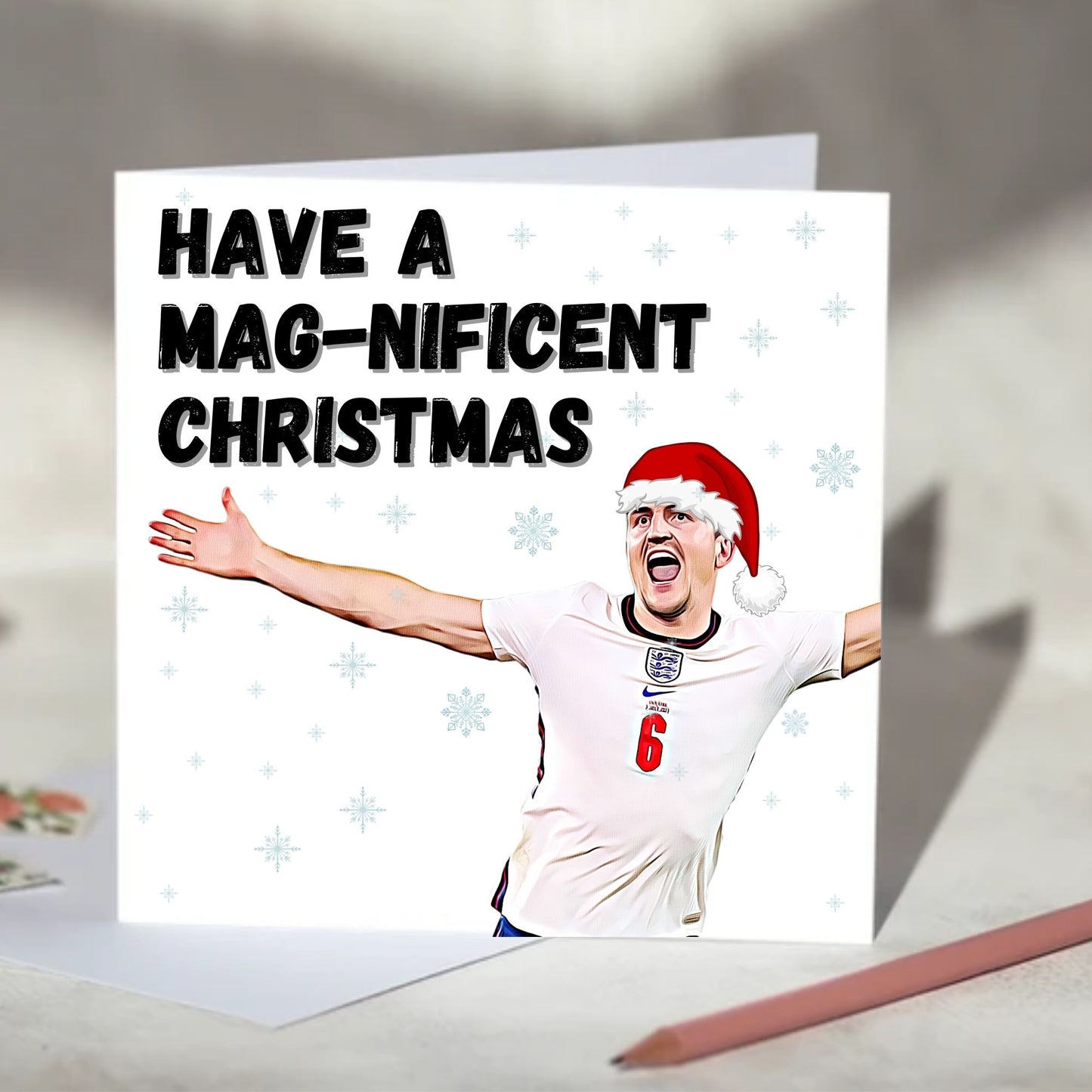 Harry Maguire Magnificent Greeting Card - Birthday, Christmas Card