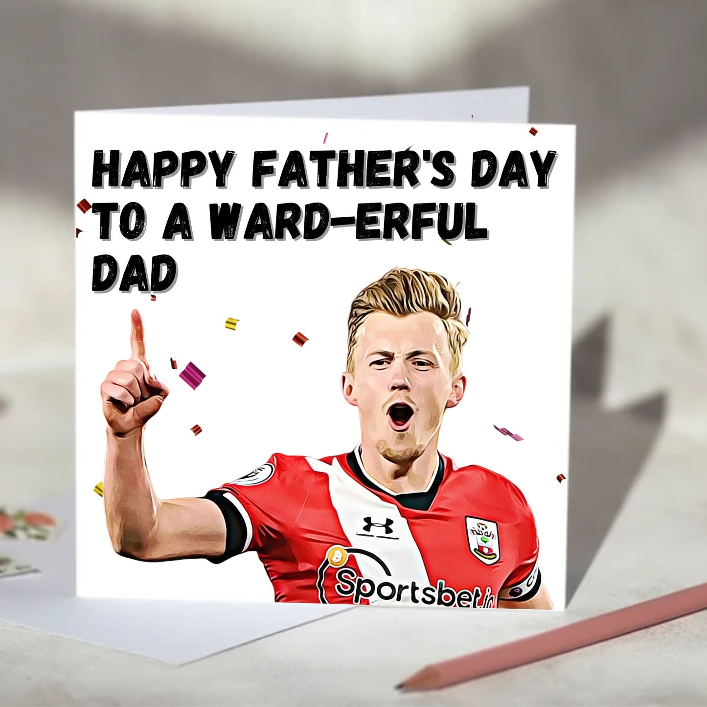 James Ward- 'Warderful' Greeting Card - Anniversary, Valentine's Day, Mother's Day, Father's Day Card