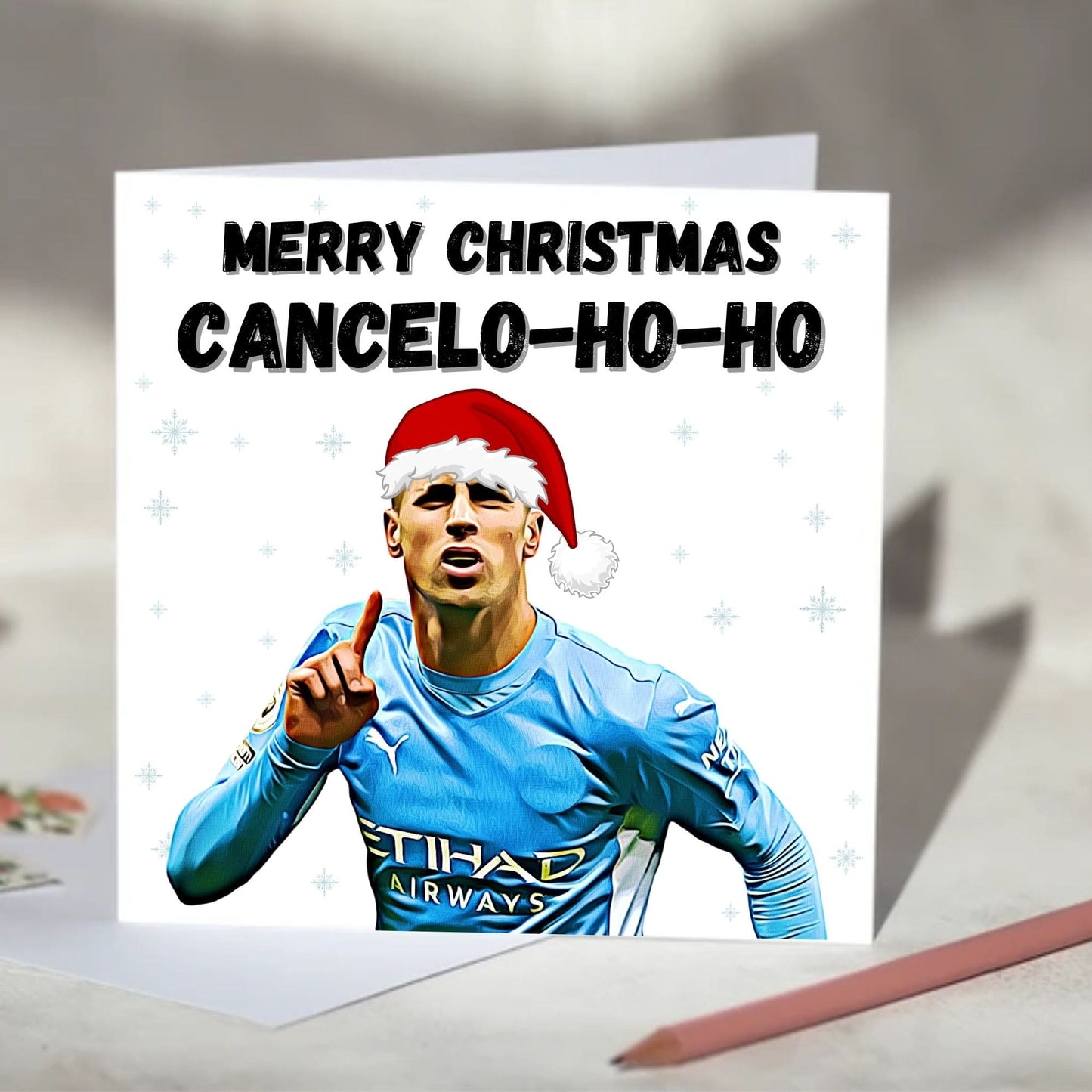 João Cancelo Football Christmas Card