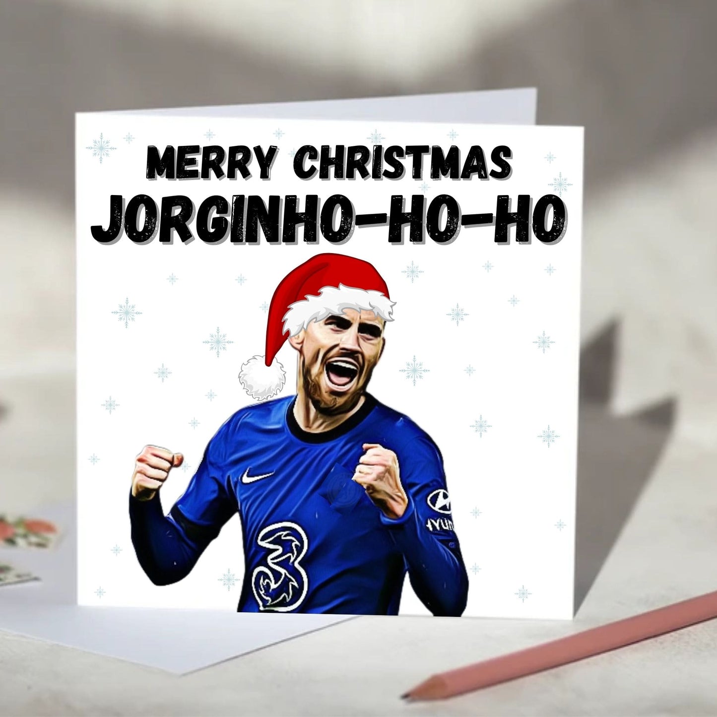 Jorginho Football Christmas Card