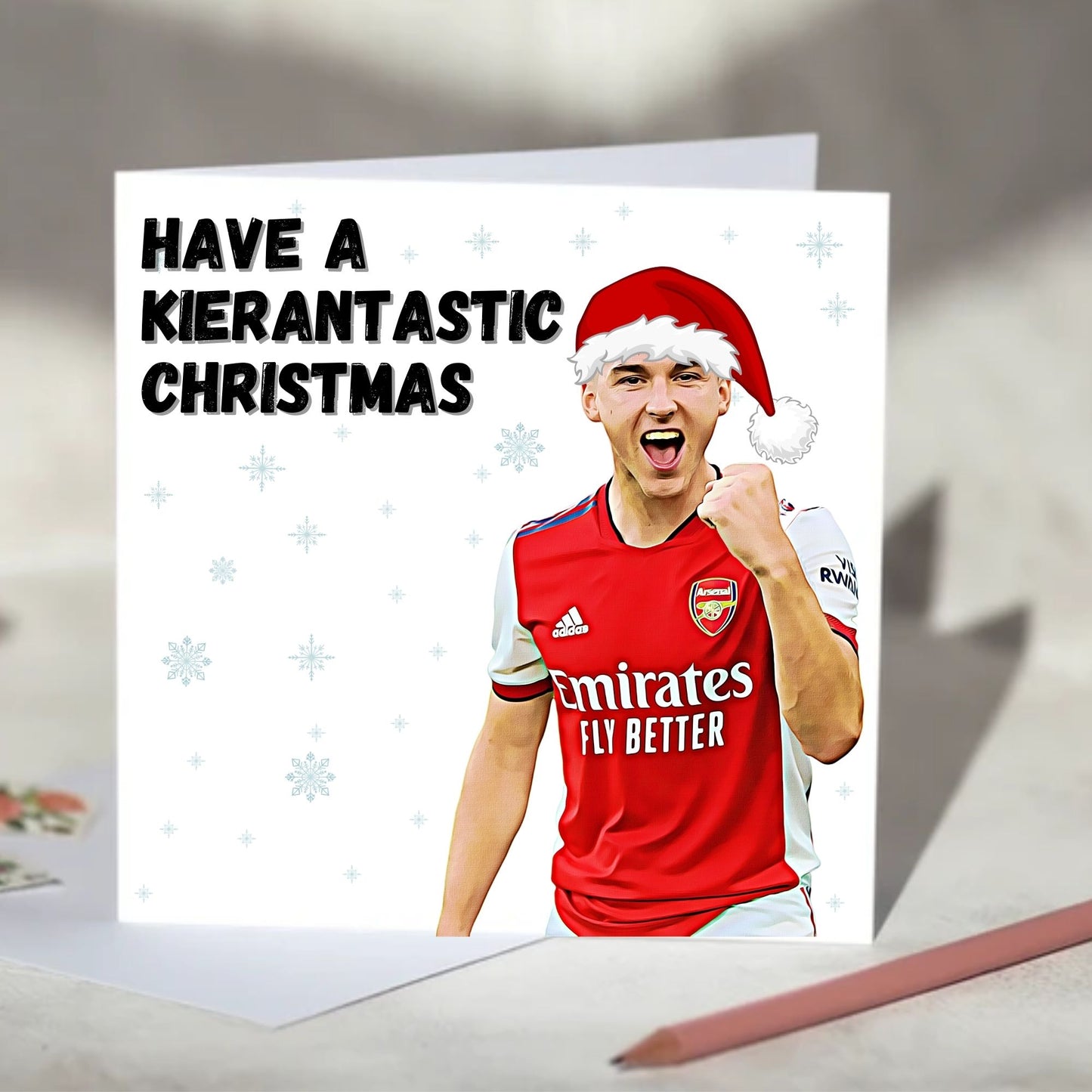 Kieran Tierney Greeting Card - Birthday, Christmas Card