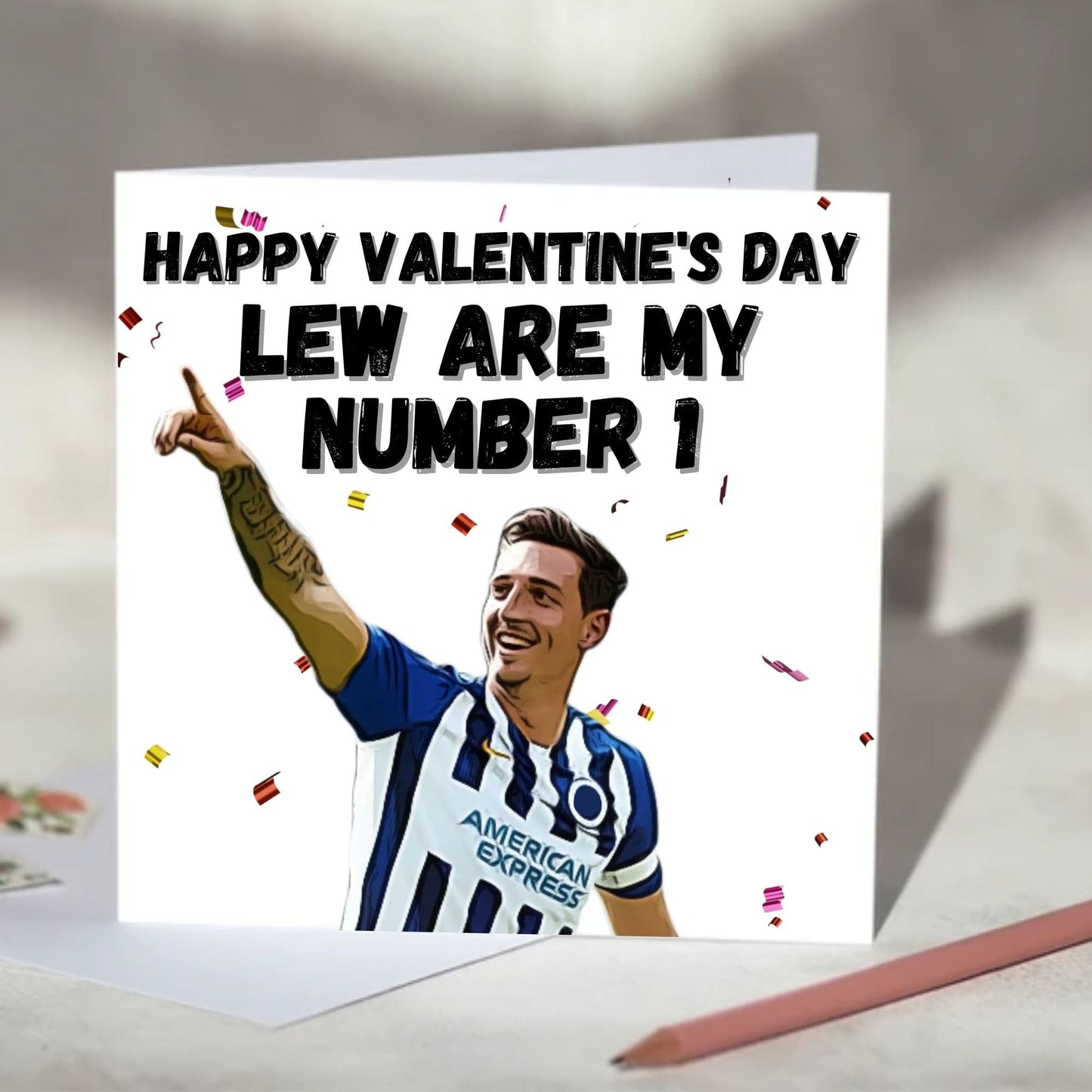 Lewis Dunk Number 1 Greeting Card - Birthday, Anniversary, Father's Day etc