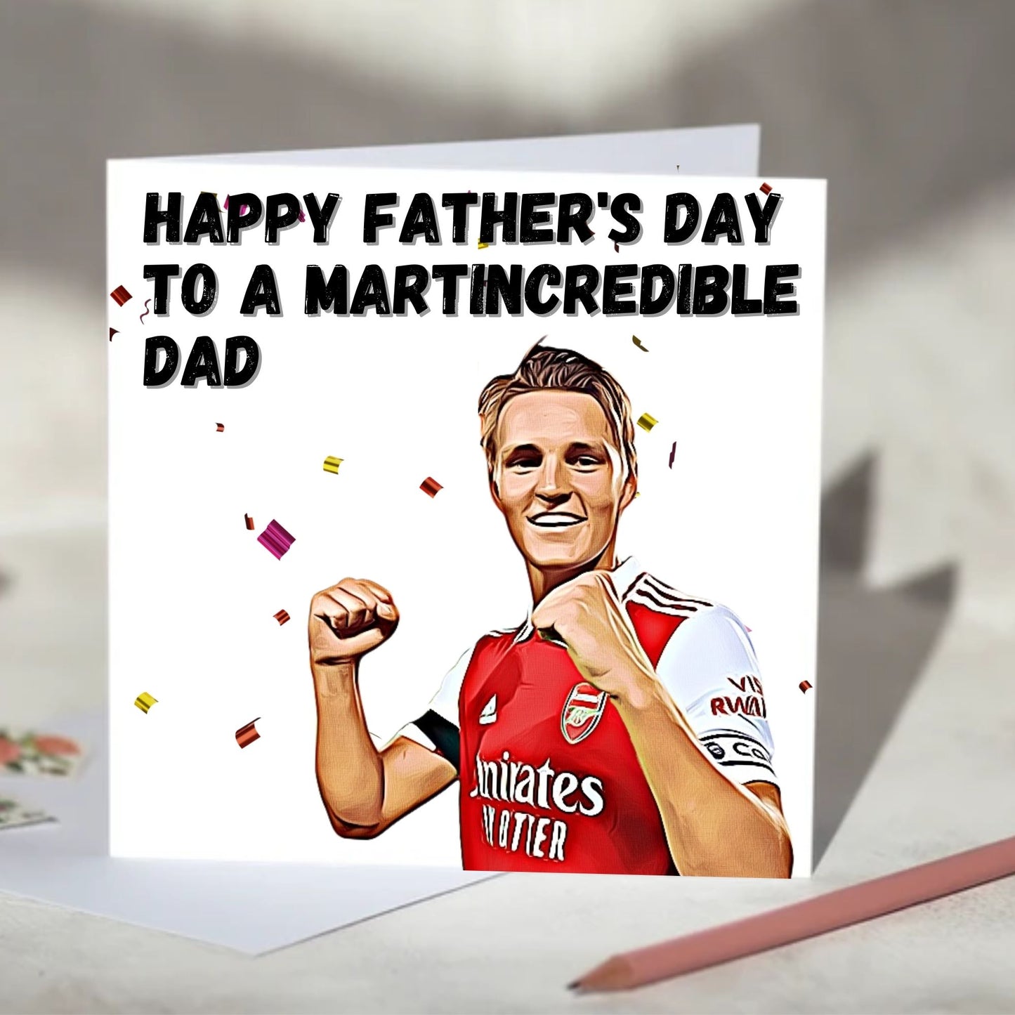 Martin Ødegaard Martincredible Father's Day, Mother's Day, Anniversary, Valentine's Day Card