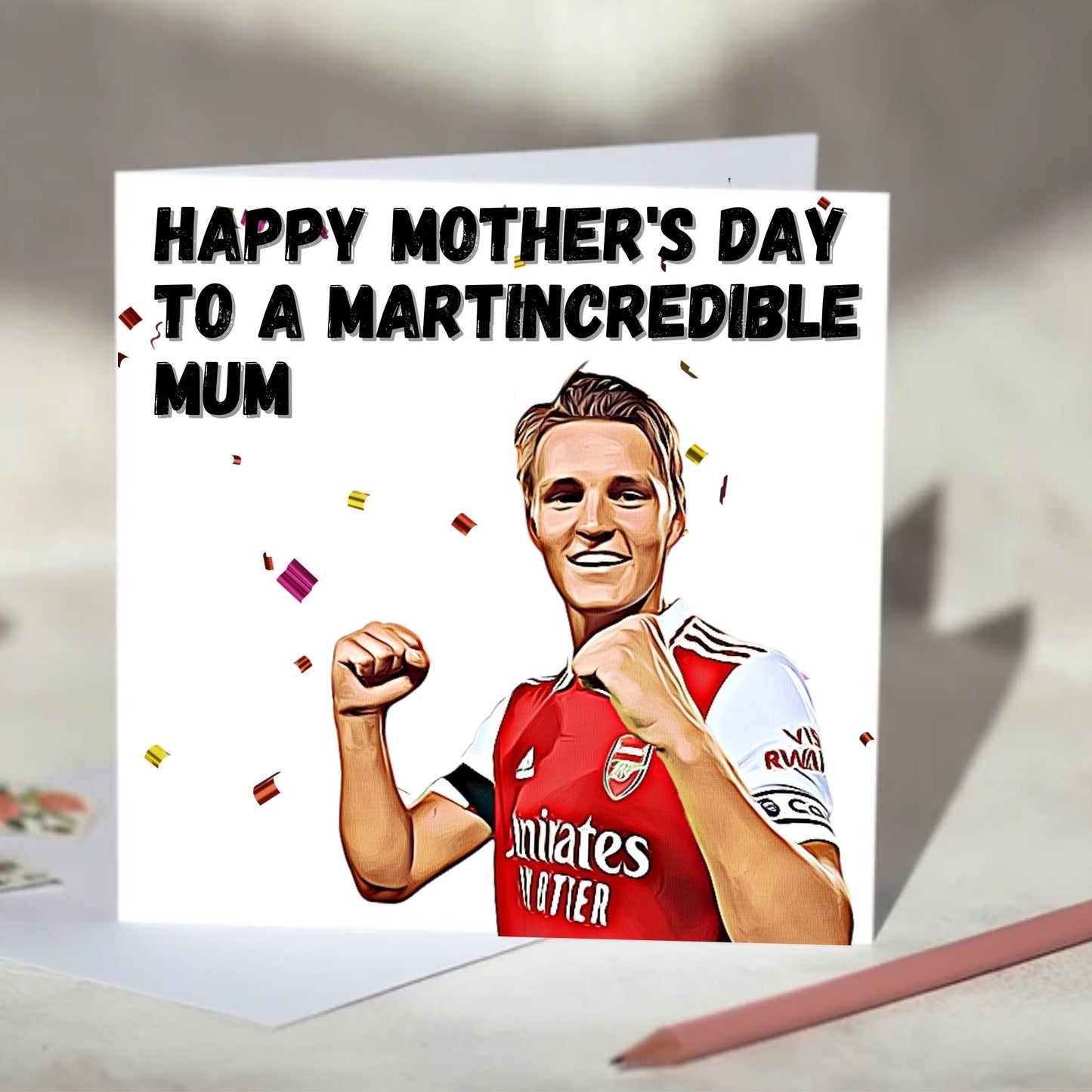 Martin Ødegaard Martincredible Father's Day, Mother's Day, Anniversary, Valentine's Day Card