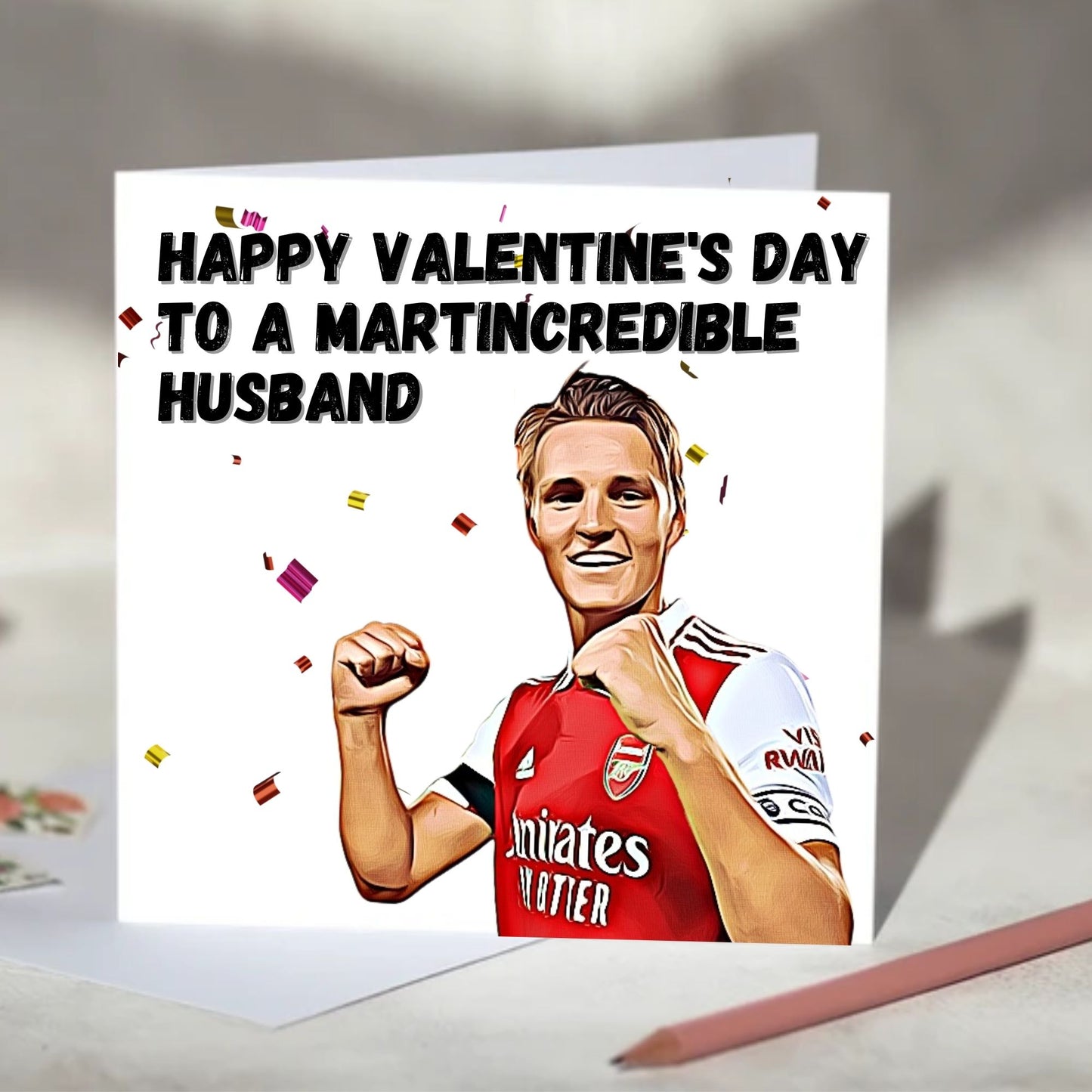 Martin Ødegaard Martincredible Father's Day, Mother's Day, Anniversary, Valentine's Day Card