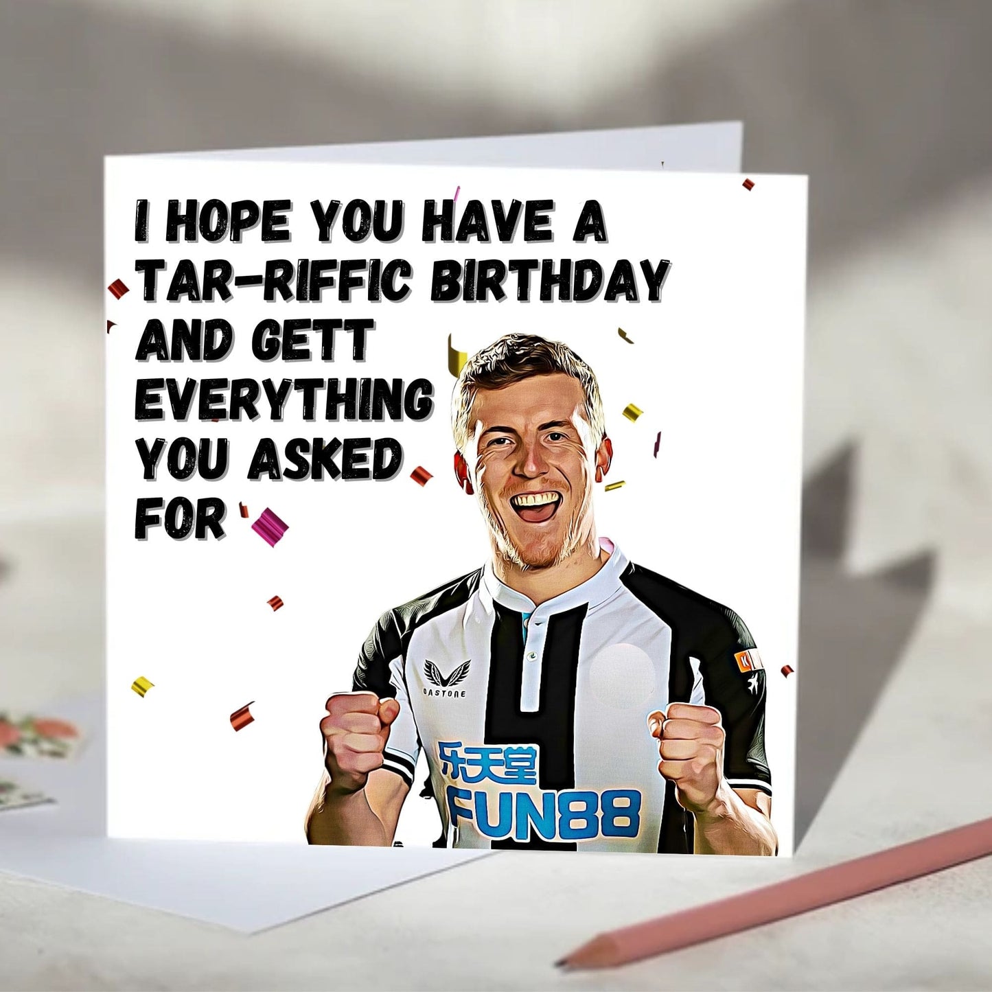 Matt Targett Tarriffic Birthday Card