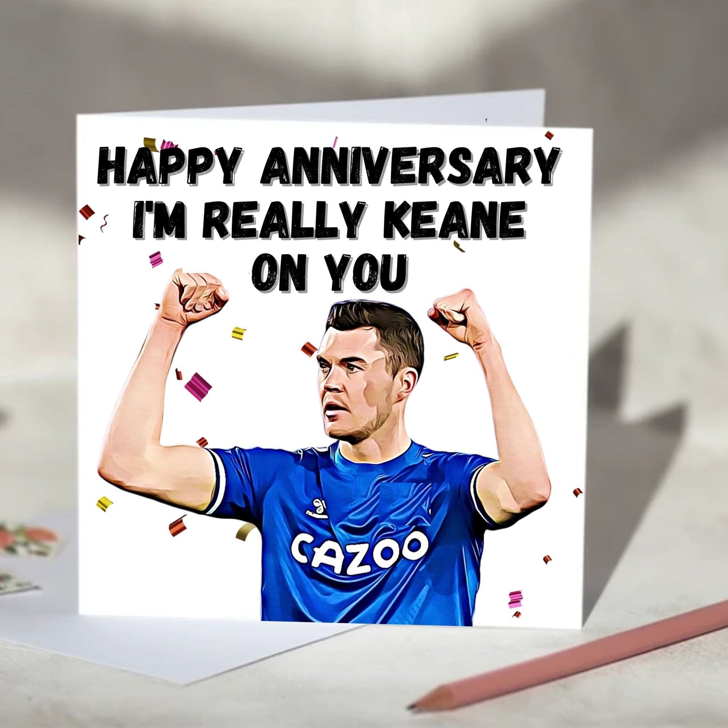 Michael Keane Birthday, Valentine's, Anniversary Card