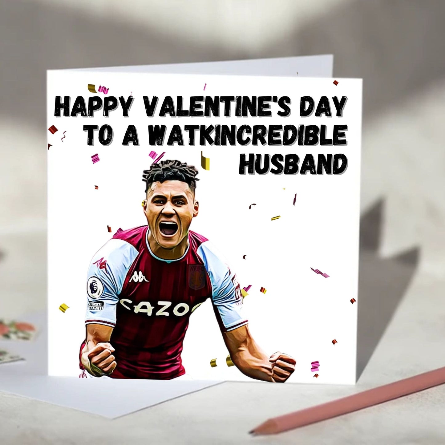 Ollie Watkins Watkincredible Greeting Card - Anniversary, Valentine's Day, Father's Day, Mother's Day