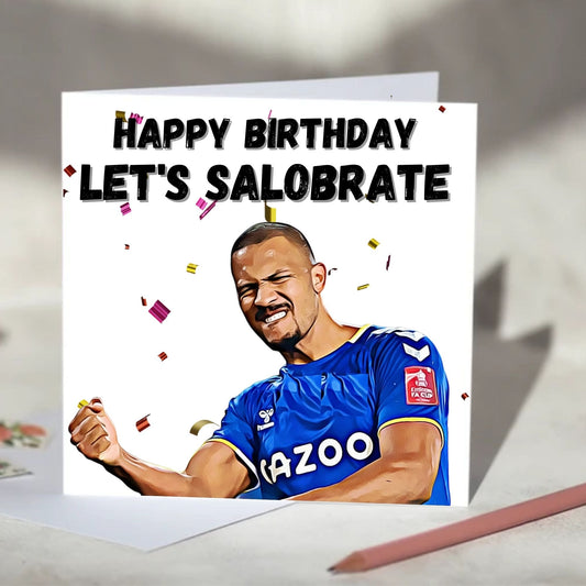 Salomón Rondón Let's Salobrate Birthday, Christmas Card