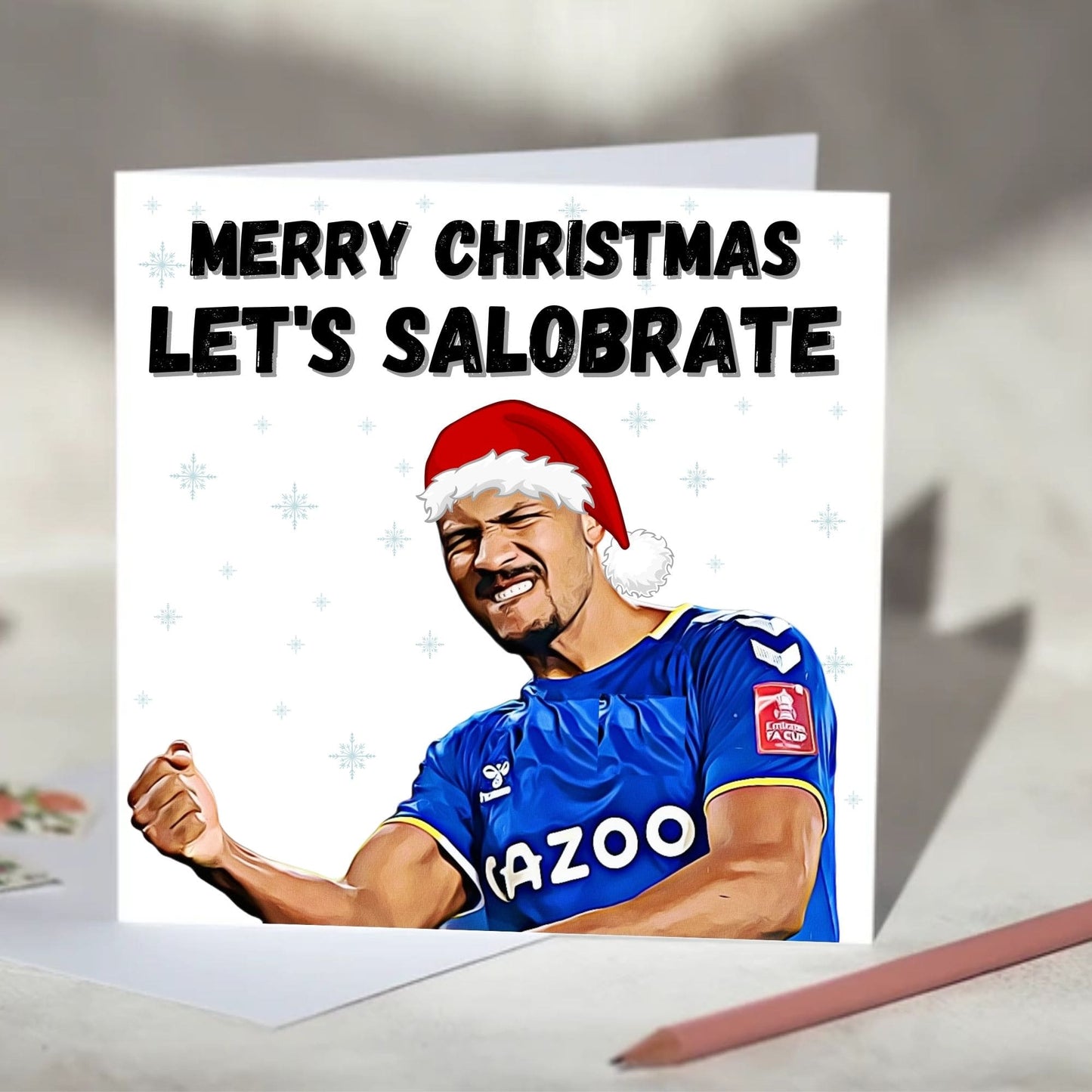 Salomón Rondón Let's Salobrate Birthday, Christmas Card