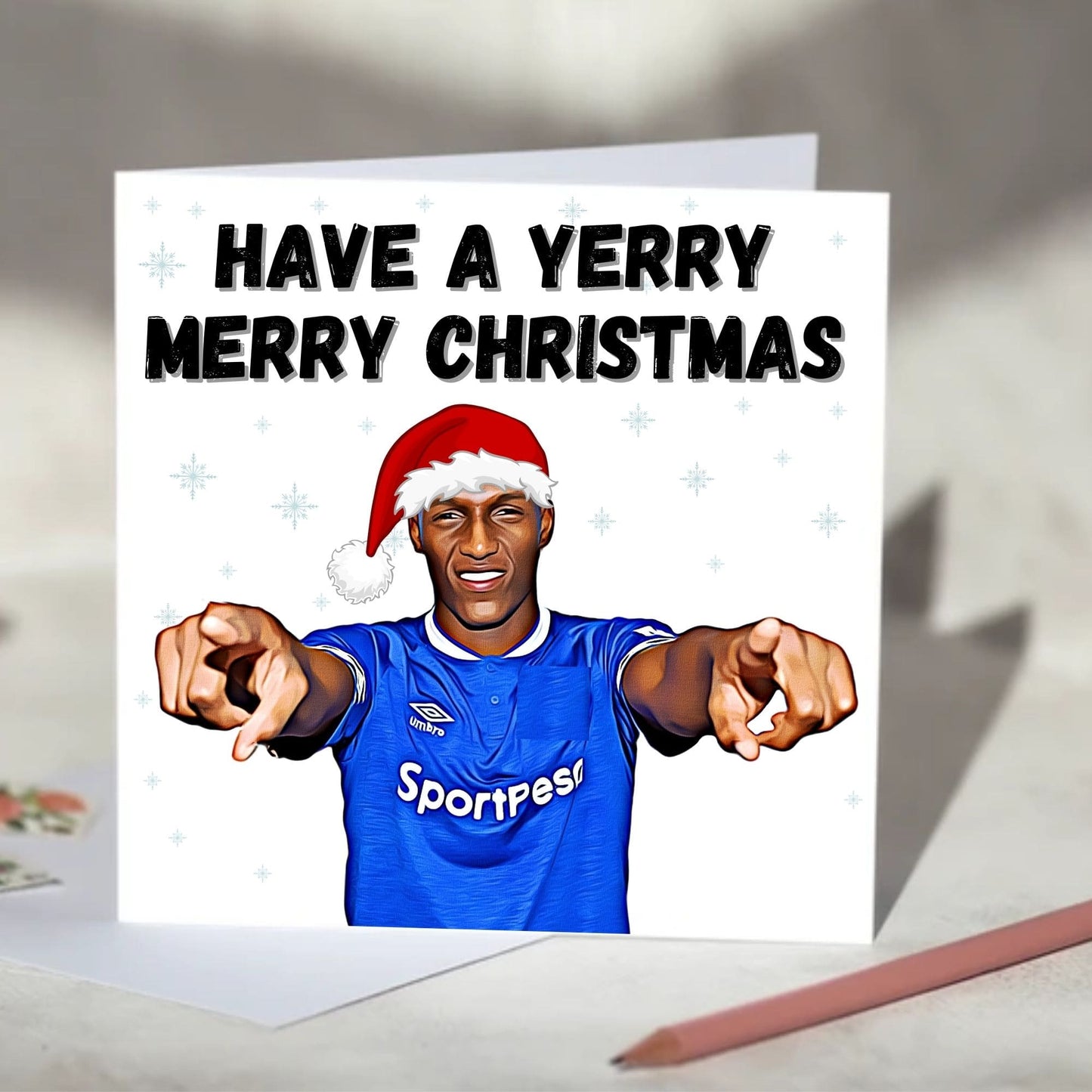 Yerry Mina Have A Yerry Merry Christmas Card