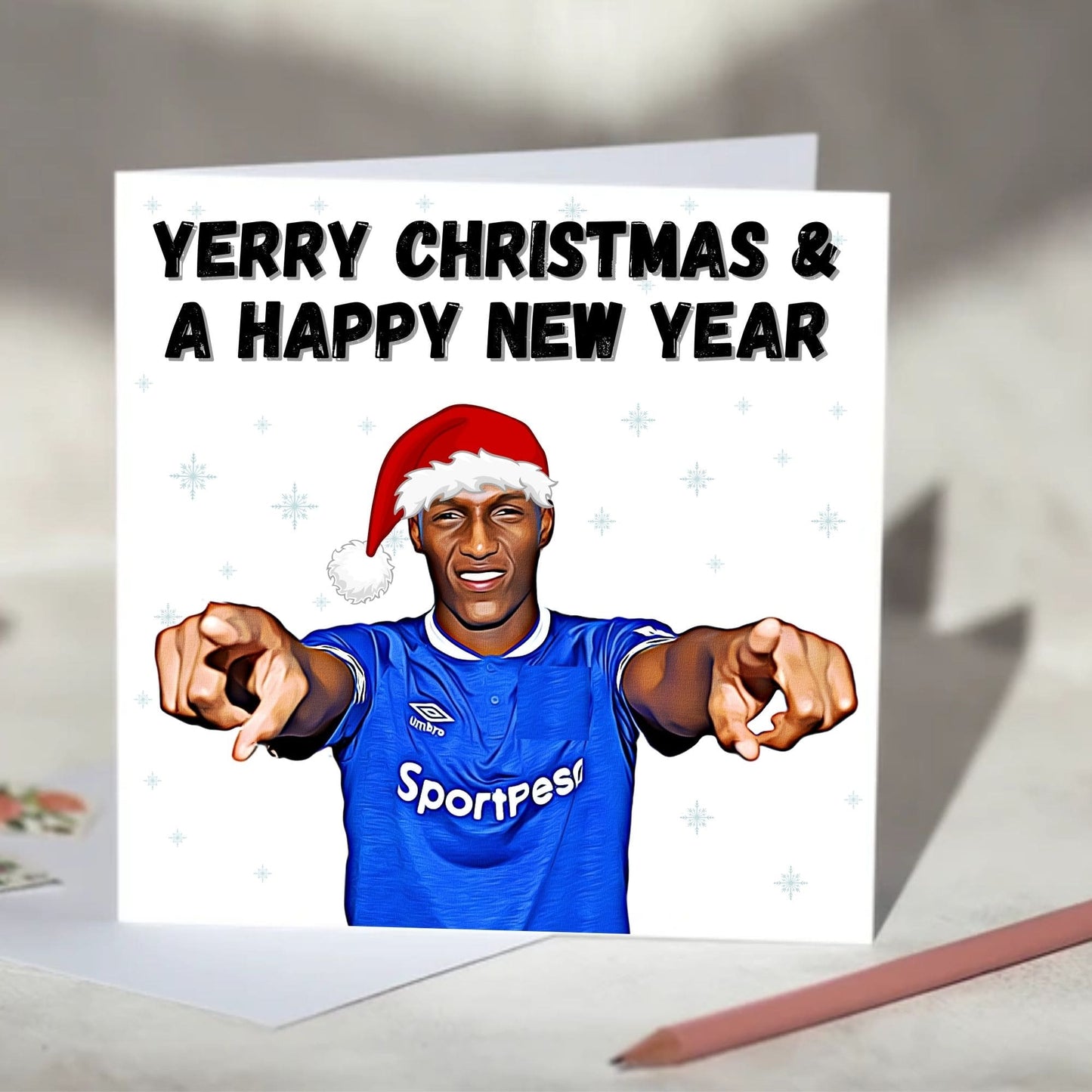 Yerry Mina Yerry Christmas And A Happy New Year Christmas Card